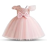 HNXDYY Baby Girl Party Tutu Dress Toddler Girl Sequins Wedding Pageant Ball Gown