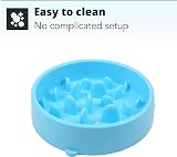 H&S Slow Feeder Dog Bowl - Gradual Feeding Bowl for Dogs Cats Puppies view 5