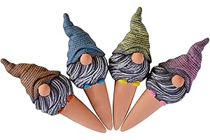 Self Watering Spikes | Self Watering Planter Insert - Cute Gnome Shape Garden Supplies Plant Waterer for Indoor Garden Home P