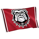 Desert Cactus University of Georgia Flag Bulldogs UGA Dawgs Banners 100% Polyester Indoor Outdoor 3x5 feet Flags (Design H)