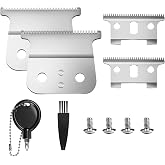 Trimmer Replacement T-Blades Compatible with Andis T-Outliners Blades | 2 Pack Silver Trimmer Replacement T-Blades Compatible with Andis T-Outliners GTO,GO and SLS