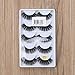 5 Pairs Mink Hair Long Thick Eye Lashes Makeup False Eyelashes Extension