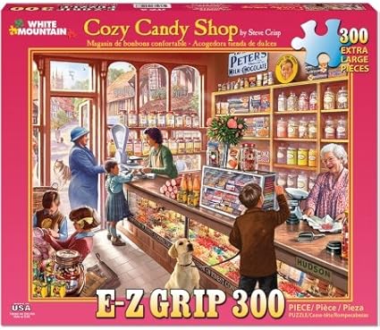 Amazon.com: wm1155 de 300 piezas Rompecabezas – 24 x 30 en. 44; Cozy tienda de dulces: Toys \u0026 Games