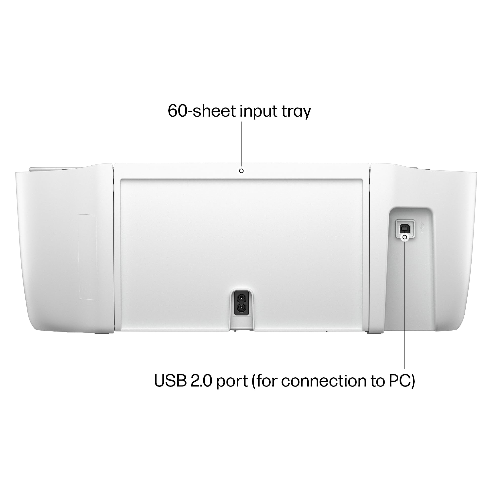 HP DeskJet 2855e Wireless All-in-One Color Inkjet Printer, Scanner, Copier, Best-for-home, 3 month Instant Ink trial included, AI-enabled (588S5A)