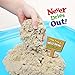 AnanBros Play Sand, Magic Space Sand Castle Building Kit, Squeezable Beach Sand 2 LB + Castle Molds and Sand Tray, Best Sand Toys for Kids