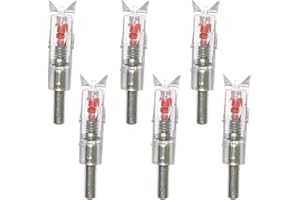 LZWOW 6PCS Lighted Nocks for Crossbow with .300/7.62mm Inside Diameter Led Nocks Arrow nocks for Archery Hunting