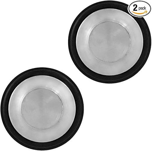 Fengbao 2pcs Kitchen Sink Stopper Stainless Steel Large Wide