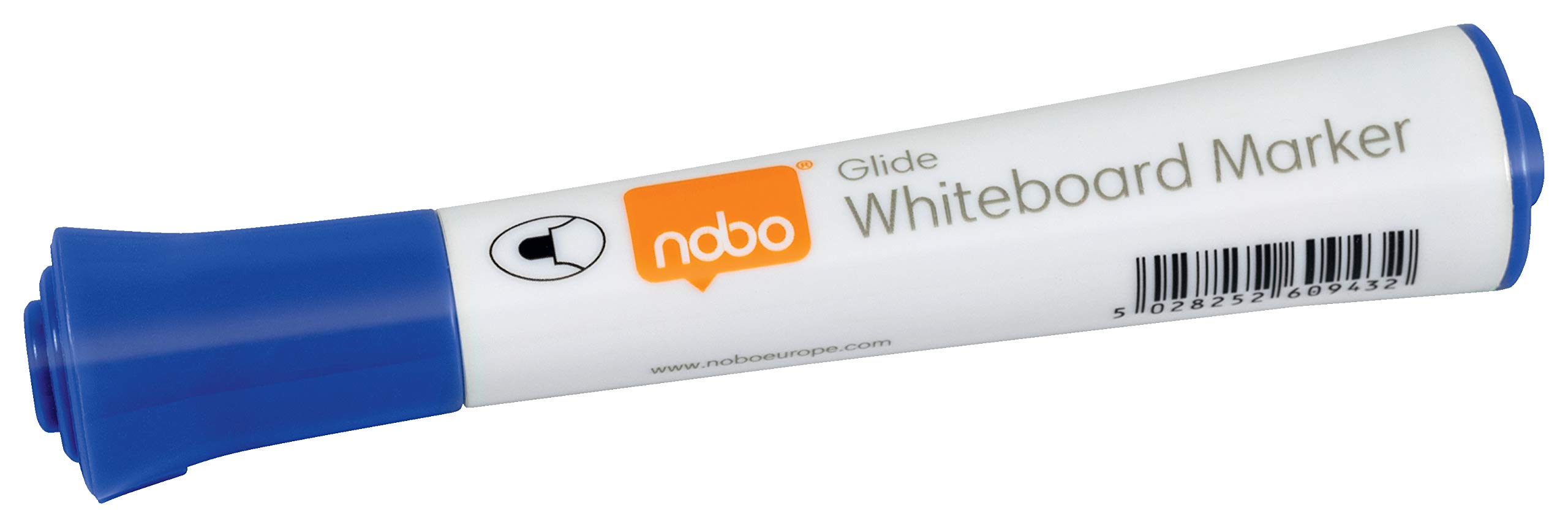 Nobo Glide Drywipe Whiteboard Pens, 2 mm Bullet Tip, Pack of 10, 1915265, Coloured