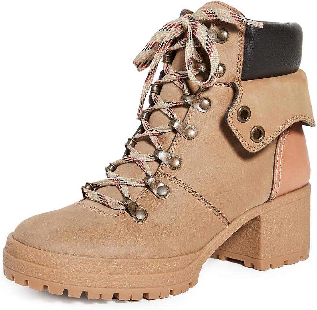 tan mid heel boots