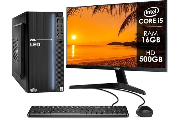 Computador Completo Intel Core i5 16GB HD 500GB Monitor 17