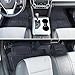 Black 3 Piece Trim to Fit Odorless Premium Rubber Mats for Honda CRV