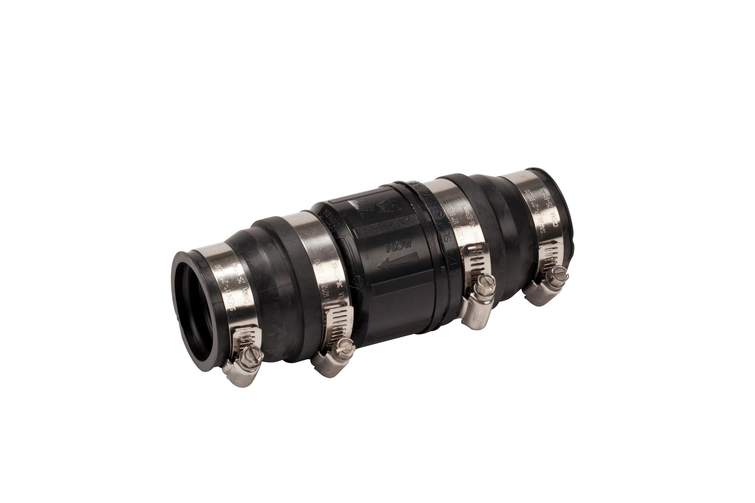 Photo 1 of Red Lion SCV114 1-1/4-Inch and 1-1/2-Inch ABS Vertical Sump Pump Check Valve, Black, 14942901