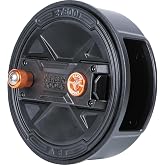 Klein Tools 27500 Tie Wire Reel, with Quick Lock, Lightweight Aluminum | Ambidextrous Rewind Knob for 12-18 Gauge Wire