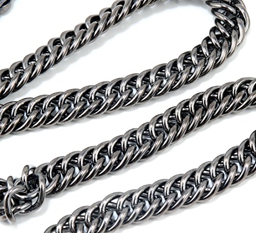 Doublek Twist Biker Trucker Keychain Key Jean Wallet Chain (23") Black CS130