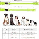 YFbrite Light Up Dog Collar LED USB Rechargeable Green Large view 4