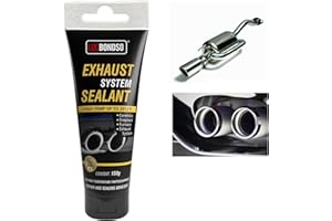 LOCBONDSO High Temp Exhaust Repair Kit, Muffler Repair Kit & Exhaust Sealant, Exhaust Leak Repair for Muffler, Tailpipe, Exhaust System, 5.3 oz.