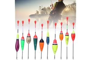 RASTKY Fishing Floats Bobbers Set Lightweight Super Buoyancy for Fishing Tackle Balsa Wood Oval Shape for Lovers