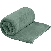 Sea to Summit Tek Towel, Plush Camping and Travel Towel | Ultra-plush recycled microfiber towel with a terrycloth handfeel is ideal for camping, backpacking, hiking, and travel