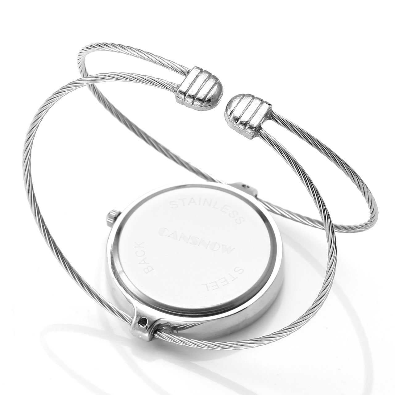 JSDDE Montre Femme Montre Double bracelet Montre à la Mode Bracelet en Alliage Quartz Analogue