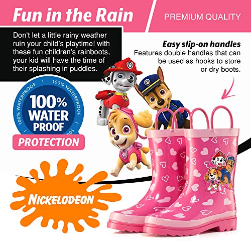 Nickelodeon Paw Patrol Girls Rain Boots Size 5 Toddler Pricepulse
