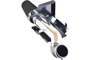 MILLION PARTS 4" Cold Air Kit with Heat Shield Filters Compatible with 2001 2002 2003 2004 2005 2006 Silverado 2500 HD Silverado 3500 1999-2006 Silverado 1500 4.8L 5.3L 6.0L V8, Black