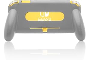 HEATFUN Grip for Nintendo Switch Lite, Comfortable and Ergonomic Switch Lite Grip - Accessories for Nintendo Switch Lite (Gray)