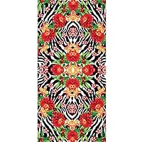 Tropical Flash Velour Brazilian Beach Towel 30x60 Inches