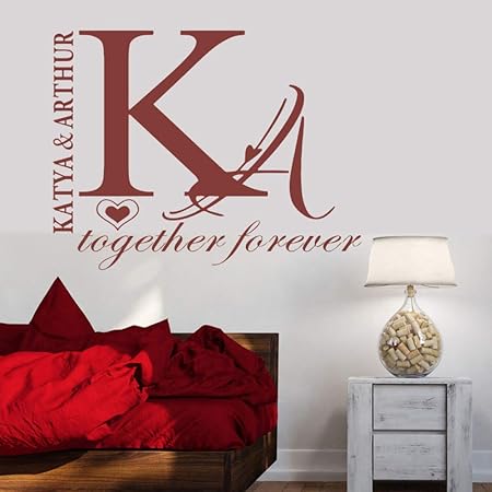 woyaofal Nombre de Pareja Personalizado Wall s Creative People ...