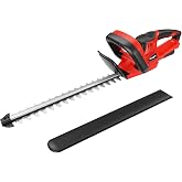22-Inch Cordless Hedge Trimmer Compatible with Milwaukee M18 Battery | 5/8-Inch Cutting Capacity, Dual-Action Blade, Lightweight 4.4 Lbs, Dual Safety Switch, for Garden, Yard (Tool Only)