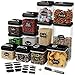 Chef's Path Airtight Food Storage Container Set - 12 PC Set - 16 BONUS Chalkboard Labels & Marker - BEST VALUE Kitchen & Pantry Containers - BPA Free - Clear Durable Plastic with Black Lids