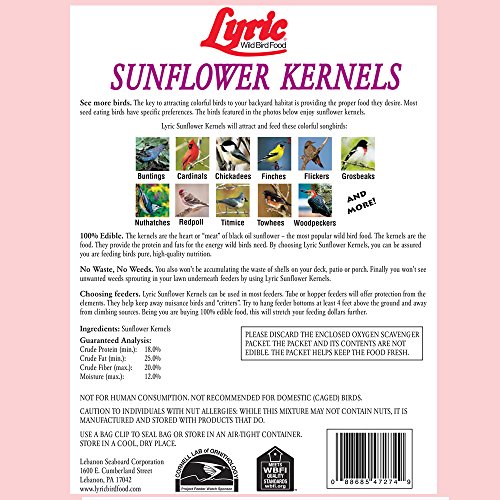 Lyric Sunflower  Kernels - 5 lb. bag