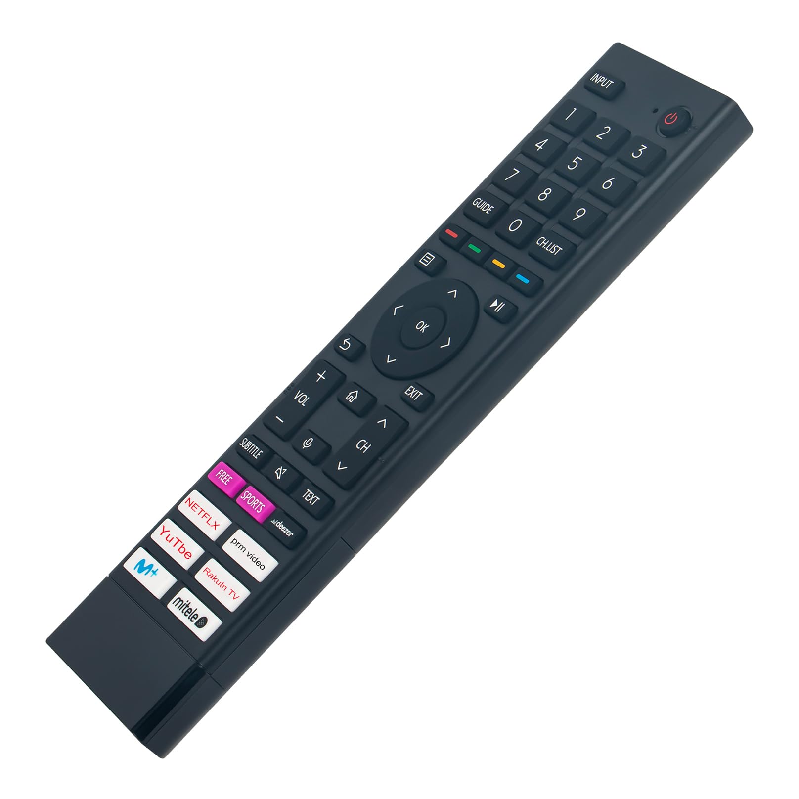 ERF3D80-0012 ERF3D80H Voice Replaced Remote Control -VINABTY-fit for Hisense TV ERF3D80H remote control ERF3D80H 43E7H 50E7H 75A7GQ 50E7H 43E7HQ 75A6BG 70A6BG 58A6BG G20505S 50A6G 43A6BG