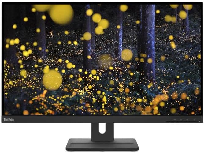 Lenovo ThinkVision E27q-20 27" QHD IPS Monitor 2560x1440 6ms Speakers HDMI