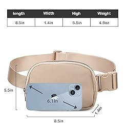 Fanny Pack, Belt Bag for Women and Men, Adjustable