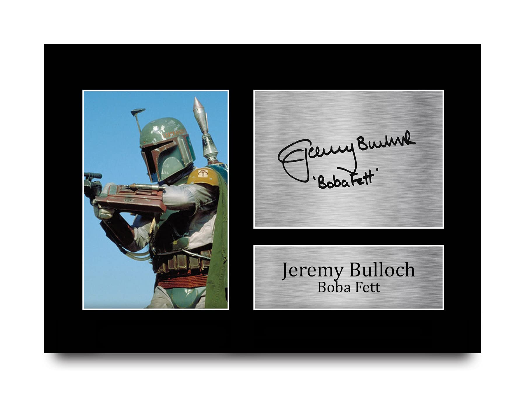 HWC Trading Jeremy Bulloch Signed A4 Printed Autograph Star Wars Boba Fett Print Photo Picture Display — image 1