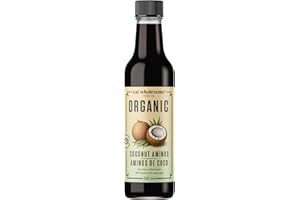 Eat Wholesome Organic Coconut Aminos, Original, 300 ml - Vegan, Soy-Free, Naturally Fermented, Reduced Sodium - For Marinades