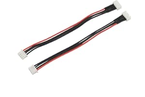 RuiLing 2pcs 15cm JST-XH 3S LiPo Balance Power Cable Connector 22AWG Extended Charging Wire Male Female Plug for RC Drone FPV Quadcopter Rechargeable Lipo Battery Charger DIY