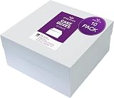 Culpitt 8" Square Cake Boxes With Lid Pack of 10 White Premium