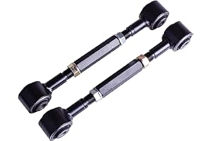 Tiny Force 2pcs Adjustable Rear Toe Arms Left & Right Kit Compatible with 2008-2017 Honda Accord; 2010-2015 Crosstour; 2009-2014 Acura TL Acura TSX; 2015-2020 Acura TLX