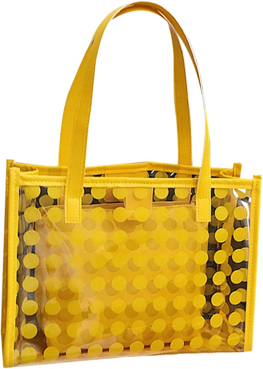 yellow jelly purse
