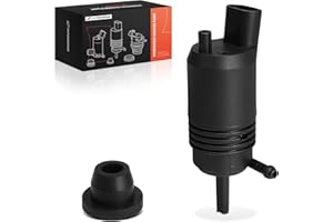 A-Premium Front Windshield Washer Pump Compatible with Chevrolet Silverado 1500 HD Classic, Camaro, Blazer & GMC Yukon, Envoy