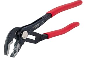 VAMPLIERS PYTHON 10" Plumbers Slip Joint Pliers Water Pump Pliers Quick Adjusting Groove Joint with Unique Screw Extractor Jaws