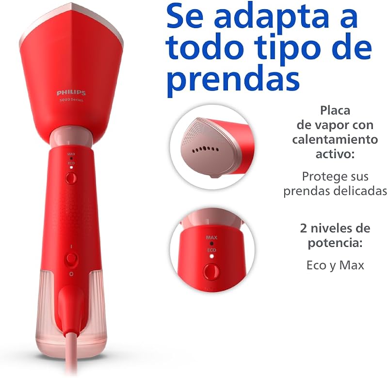 5000 Vaporizador de Mano Vertical, 1300 W, 24g/min, Rojo — foto 5 de 8