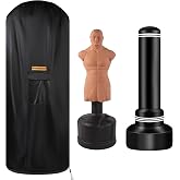 Free Standing Punching Bag Cover Outdoor Waterproof, Available in 3 Sizes | 420D Oxford Full Protector for Standing Punching Bag with Stand, with Drawstring, Protective for Bob Dummy Boxing Bag