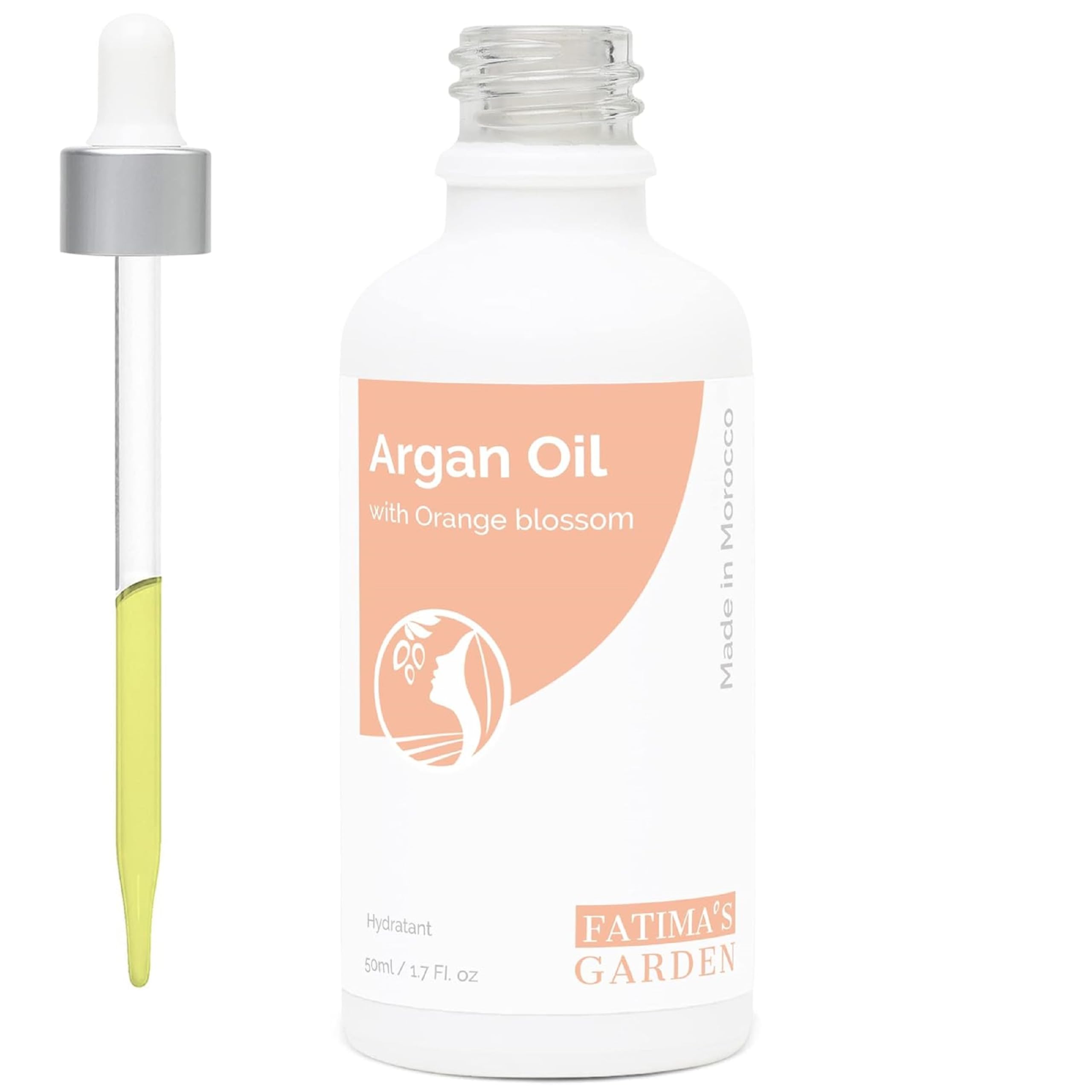 Fatima's Garden Argan & Orange Blossom Oil - Moisturizing Oil, 50ml