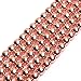 Natural Smooth Hematite Round Gemstone Loose Beads Non-Magnetic Rose Gold Hematite Beads 15 inch 8mm