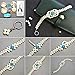 PH PandaHall 200 Pcs 8mm Tiny Satin Luster Glass Pearl Bead Round Loose Spacer Beads for Earring Bracelet Necklace Jewelry Making, White