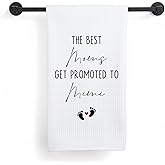 MNKVITMEAK New Mimi Grandma Gifts Kitchen Towels, Pregnancy Baby Announcement for Grandma Dish Tea Towels, Mimi Grandmother to Be Gifts Decorative Hand Towel for Bathroom Kitchen, 16x24 Inch