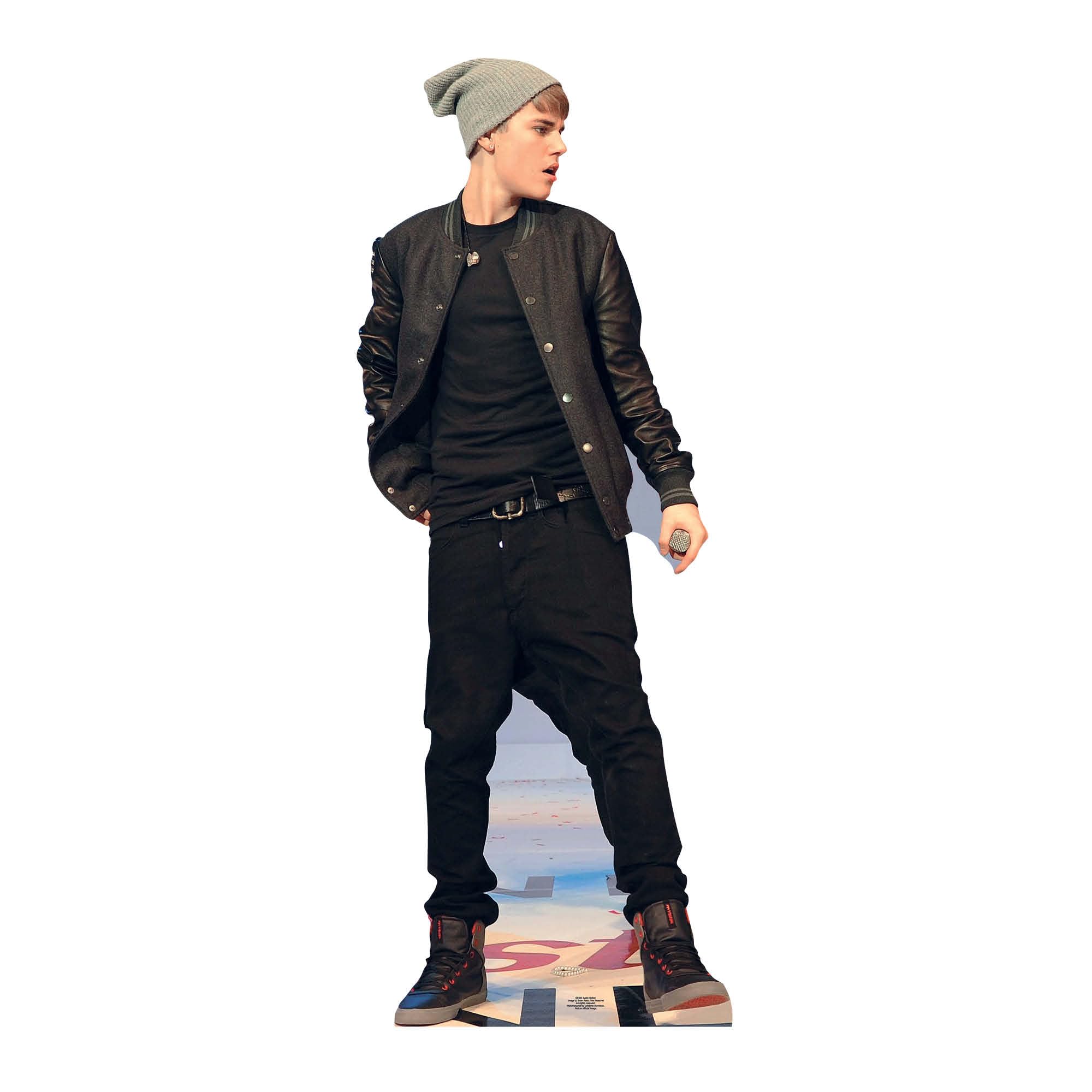 Star Cutouts Ltd Lifesize Cardboard Cutout Justin Bieber On Stage 173cms Lifesize Cardboard Cutout