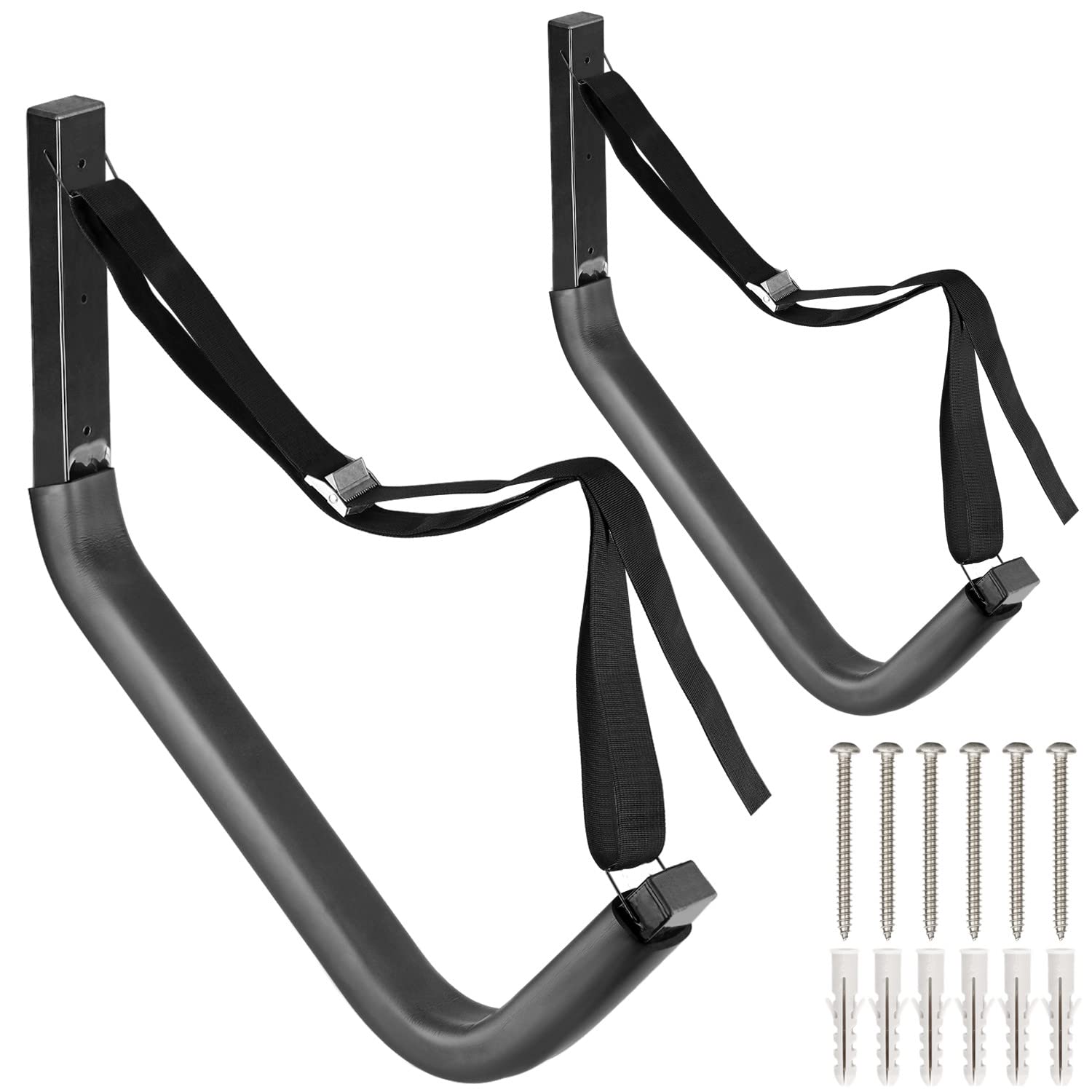 Heavdace Kayak Storage Wall Mount Racks, Canoe Garage Hooks, Paddleboards Hangers Storage System, Kayak Hanger Max Load 68 KG (54cm x 50cm)